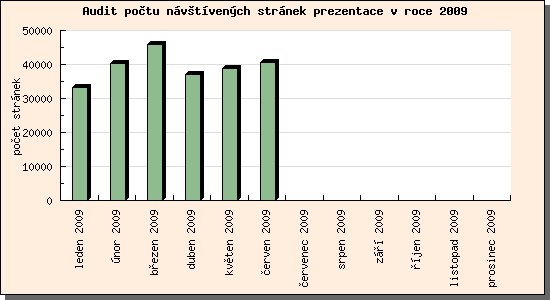 Audit návštívených stránek prezentace