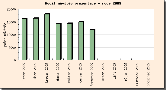 Audit návštěv prezentace