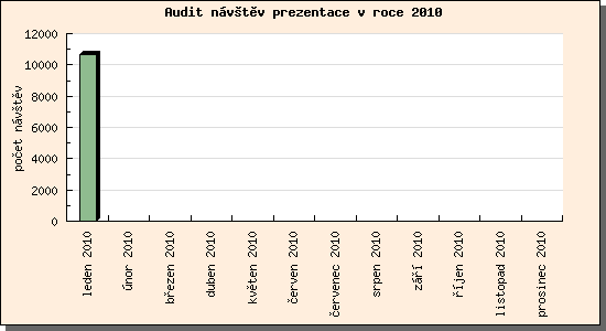 Audit návštěv prezentace