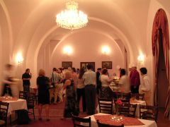 Welcome dinner in Břevnov monastery, Monday evening