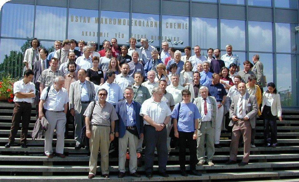 Group of participants in front of the IMC building - an incomplete group