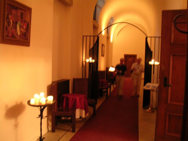 Welcome dinner in Břevnov monastery, Monday evening