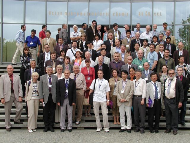 Participants in front of the Institute entrance (3), Tuesday