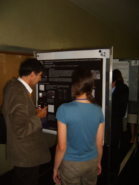 Prof. Manfred Stamm at posters