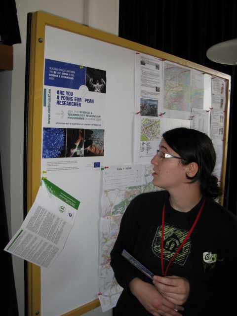 An information panel with Daniela