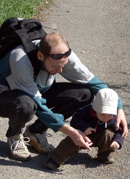 with son Matěj (born 2006)