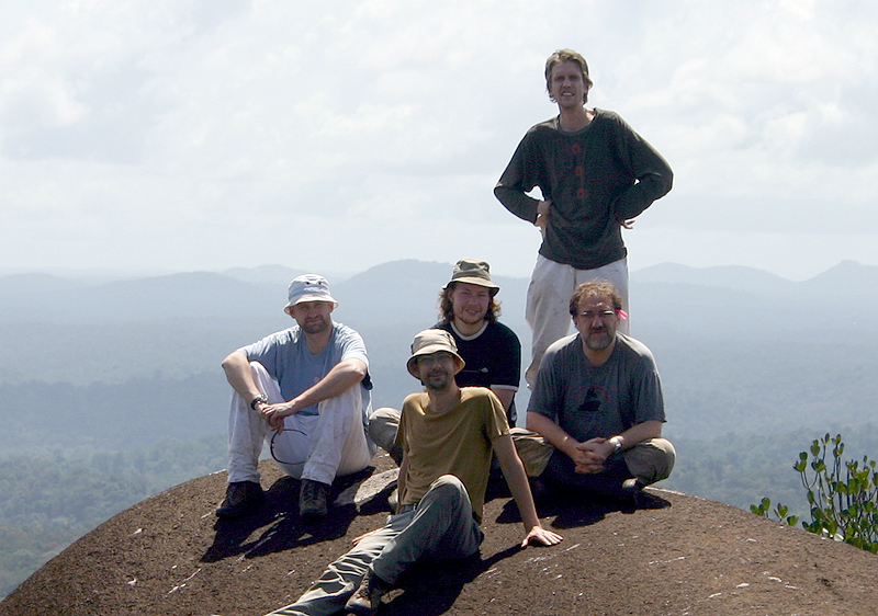 honza, robert, pepa, thomas and yves (nouragues)