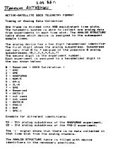 Active satellite ODCS telemetry format