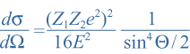 Rutherford equation