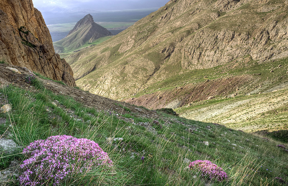 Mountain rock steppe in Ishak Pasha environs