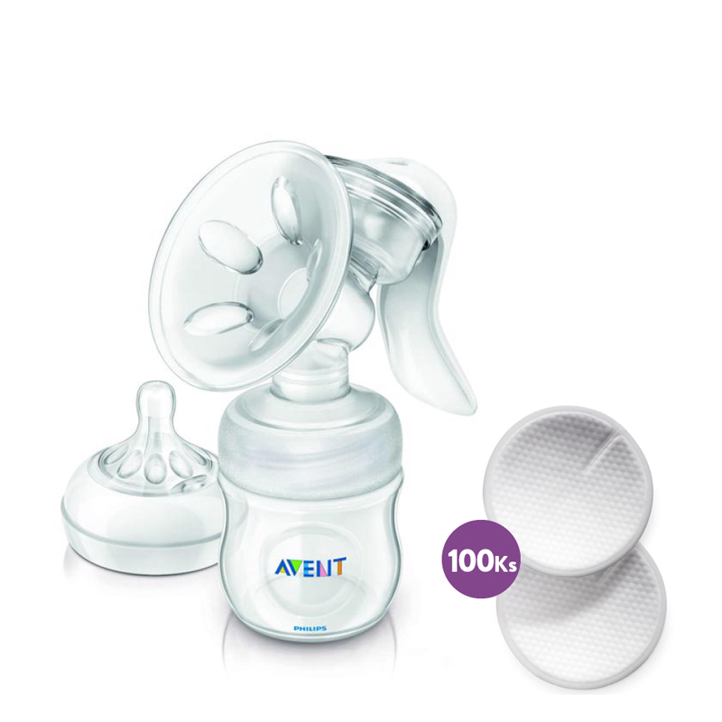 Philips AVENT Odsávačka mléka Natural  prsní vložky 100 ks