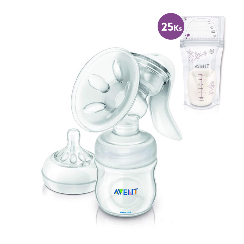 Philips AVENT Odsávačka mléka Natural  sáčky na mléko 180 ml 25 ks