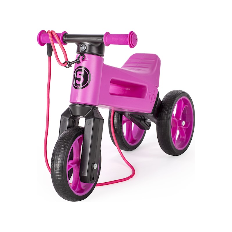 TEDDIES Odrážedlo FUNNY WHEELS Rider SuperSport fialové 2v1