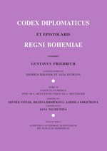 Codex Diplomaticus Et Epistolaris Regni Bohemiae Tomus VI.