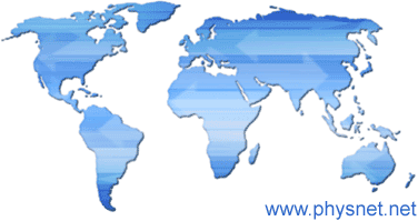 map of the world -- www.physnet.net