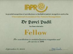 IAPR Fellow Award 2000 to Pavel Pudil