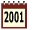 kalendář - rok 2001