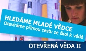 Otevřená věda II - hledáme mladé vědce