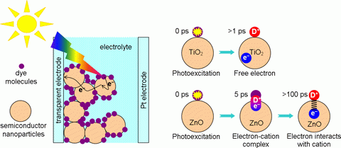 Scheme of a Grätzel cell