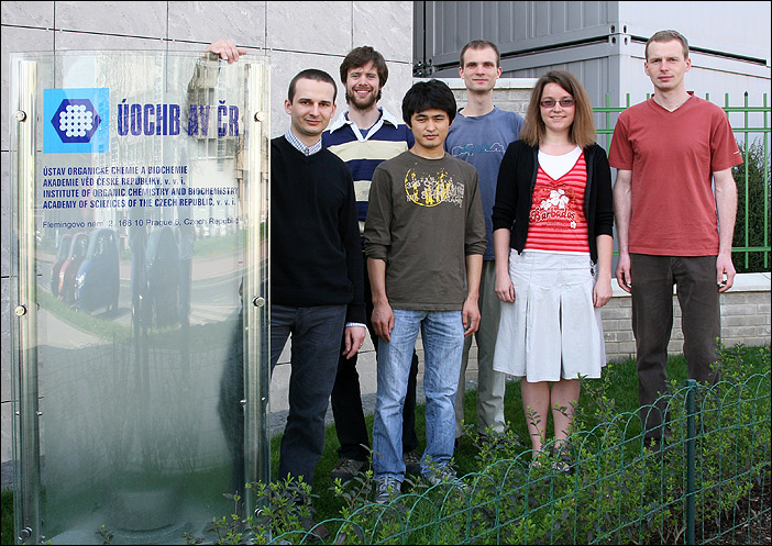 Dr. F. Teplý research team