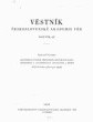 Věstník Českosl. akademie věd 1953-1954