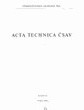 Acta Technica CSAV 10-1965