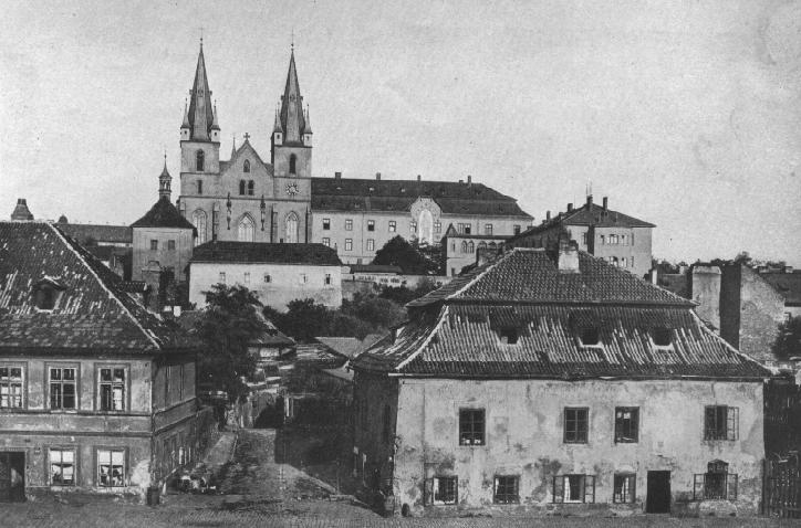 Emaus monastery prior to 1880