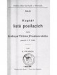 Sbírka listů posílacích biskupa Viléma Prusinovského 1894