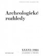 Archeologické rozhledy XXXVI-1984