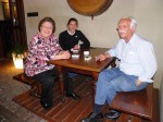 Detlef Brandes (on the right) in an informal talk with Edita Ivaničková and Dušan Segeš