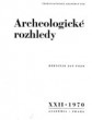 Archeologicke rozhledy XXII-1970