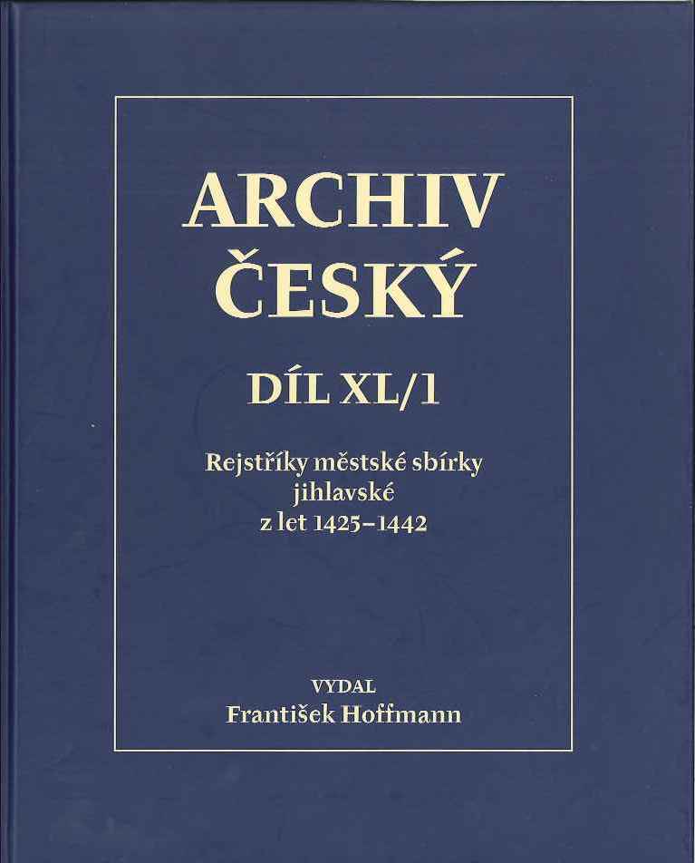 Archiv cesky 40 - obalka