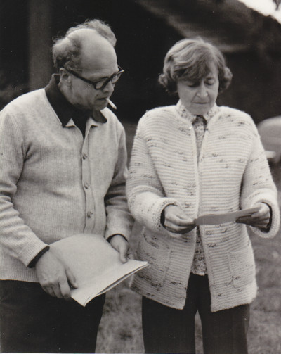 Zina Trochová s Jaroslavem Kolárem v roce 1980. 