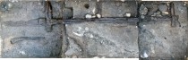 Obr. 4. Půdorys trojdílného srubu z 11. století (foto ARUP)