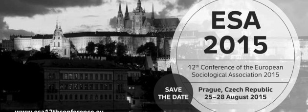 12th Conference of the European Sociological Association 2015, 25.-28.8.