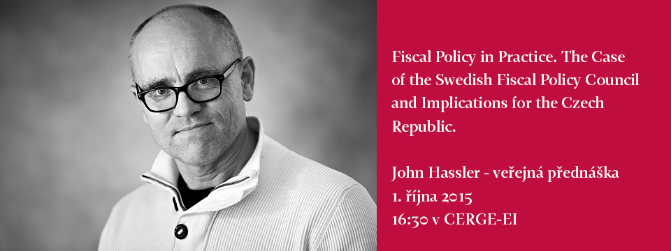 John Hassler - veřejná přednáška
