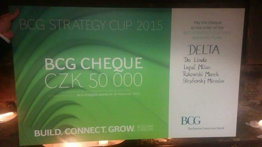 BCG Strategy Cup 2015 Winners!