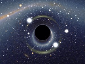 Umělecká představa černé díry. Foto: NASA. 