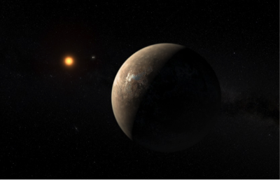 Exoplaneta u hvězdy Proxima Centauri. Grafika: ESO.