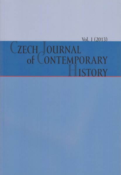 Czech Journal of Contemporary History 1 / 2013