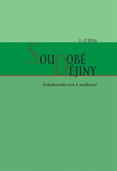 Soudobé dějiny 1-2 / 2016