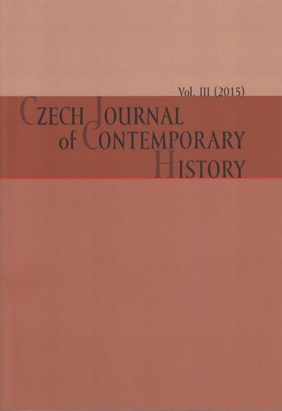 Czech Journal of Contemporary History III / 2015