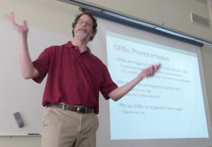 Profesor Robert Nemiroff bude přednášet o Astronomickém snímku dne NASA. Je na co se těšit. Foto: Daniel Fischer.