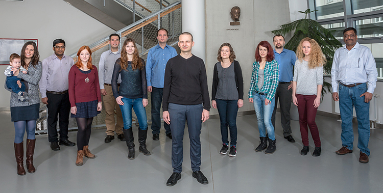 Dr. F. Teplý research team