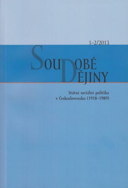 Soudobé dějiny 1-2 / 2013