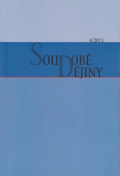 Soudobé dějiny 4 / 2013