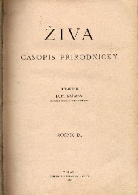 Obálka časopisu Živa 1899/2