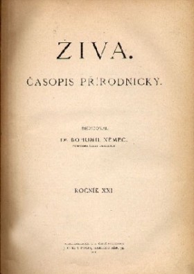 Obálka časopisu Živa 1911/5