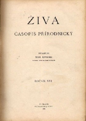 Obálka časopisu Živa 1906/1