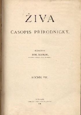 Obálka časopisu Živa 1898/7